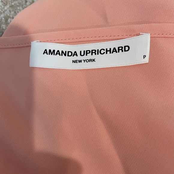 Amanda Uprichard Peach Shirt with Bow - Picture 2 of 5